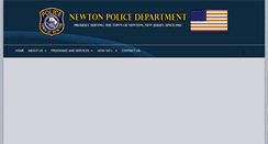 Desktop Screenshot of newtonpolice.org