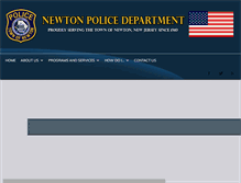 Tablet Screenshot of newtonpolice.org