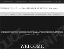 Tablet Screenshot of newtonpolice.com